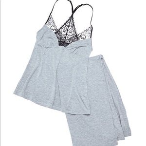 Sleepwear set.